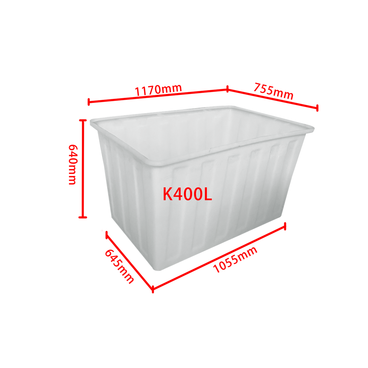 平底方箱K400